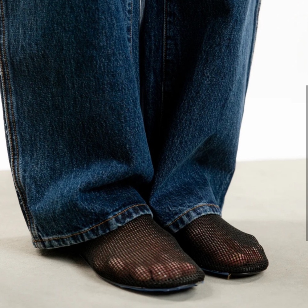 KHAITE Black Mesh Flats - Picture 9 of 9